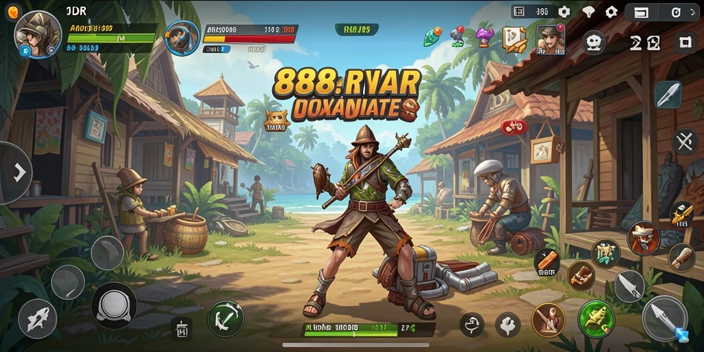 Tampilan intuitif dari aplikasi Utility 888IDR.