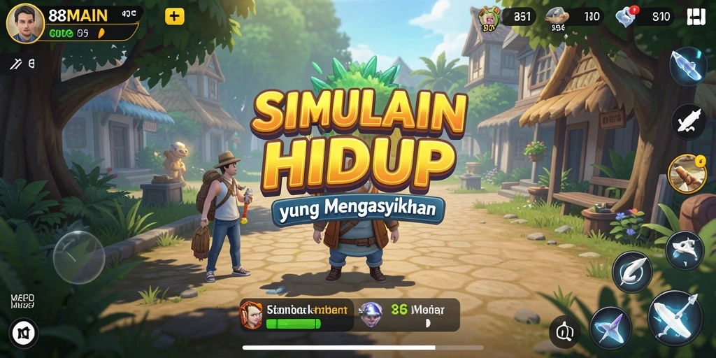 Tampilan gameplay menarik dari 88MAIN yang penuh dengan aktivitas.