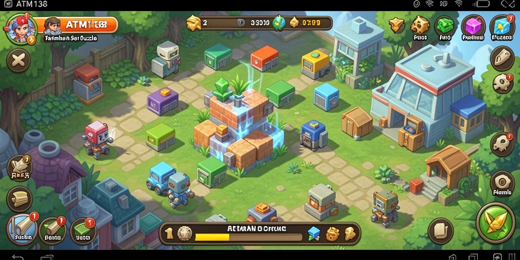 Screenshot gameplay yang menampilkan tantangan seru di <strong>ATM138</strong>.