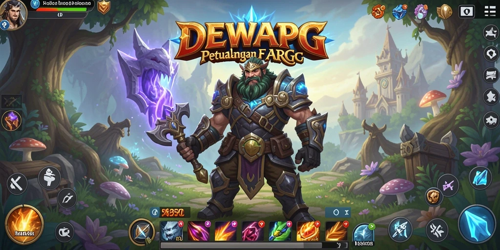 Skrenshoot gameplay DEWAPG menampilkan pertarungan epik dengan grafis memukau.