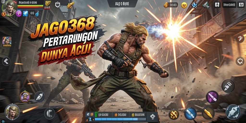 Tampilan gameplay JAGO368 dengan pertarungan yang mendebarkan.