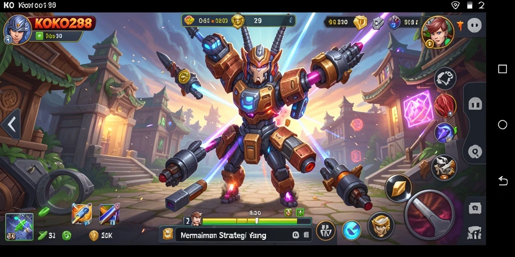 Tampilan gameplay menarik dan penuh strategi di KOKO288.
