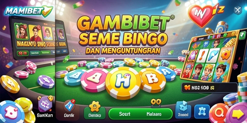 Screenshot MAMIBET menampilkan gameplay Bingo yang seru dan interaktif.