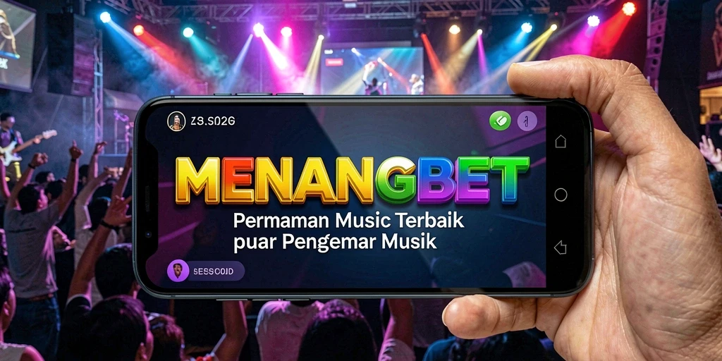 Screenshot permainan <strong>MENANGBET</strong> menampilkan keseruan bermain musik dengan teman-teman.