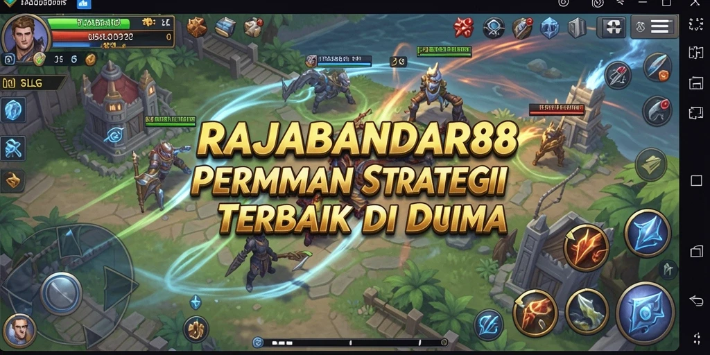 Tangkapan layar gameplay epic dari RAJABANDAR88, strategi dan pertempuran menegangkan.