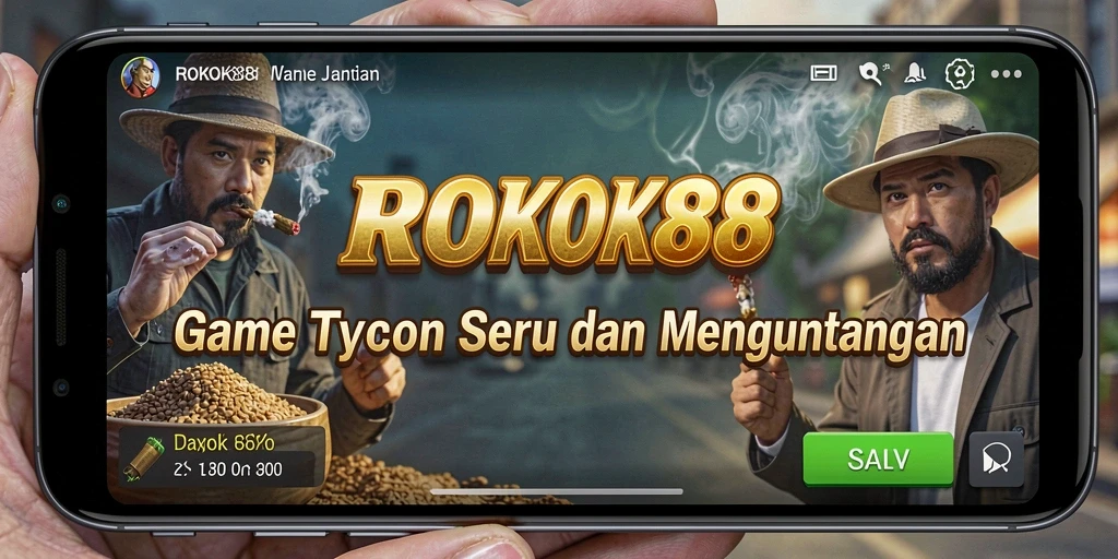 Screenshot ROKOK88 menunjukkan aktivitas manajerial yang seru dalam gameplay.