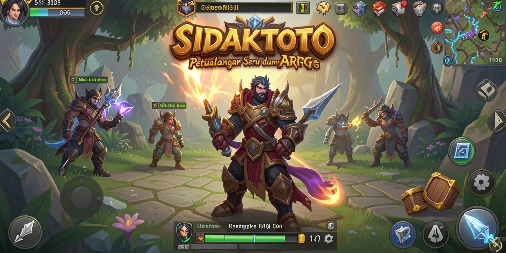 Tampilan seru dari gameplay ARPG SIDAKTOTO yang penuh aksi.