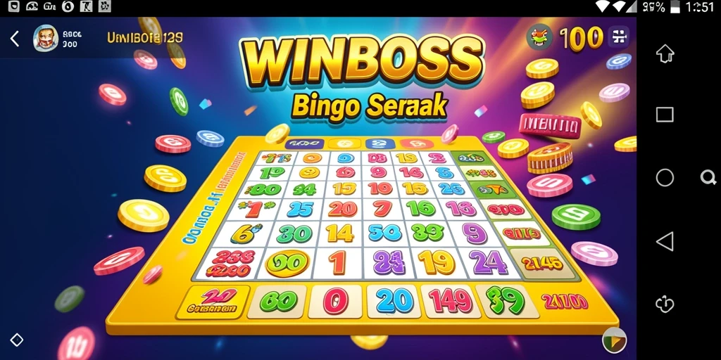 Screenshot dari gameplay Bingo yang seru di WINBOSS.